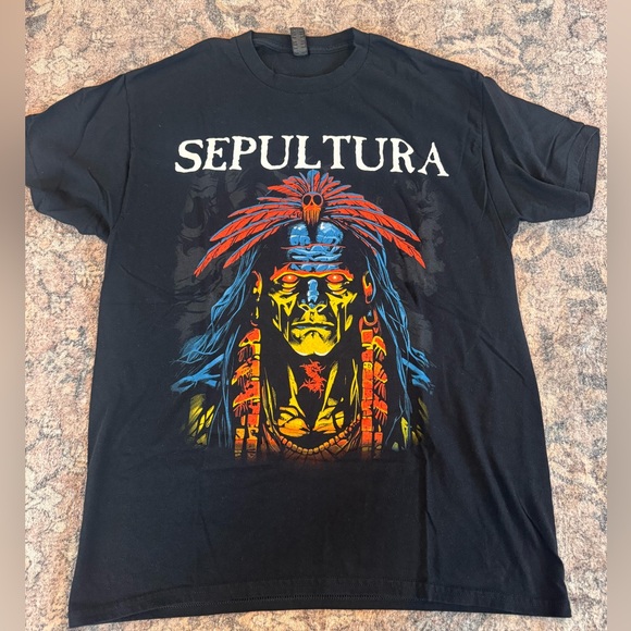 Men’s L Sepultura “Celebrating Life Through Death” Tour T-Shirt - Picture 1 of 2